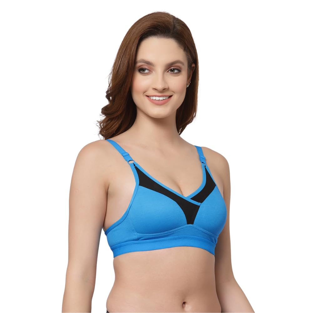 floret Women's Sports Bra Heavily Padded & Non-Wired Full Coverage with Regular-Straps-picture-13