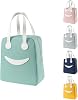 Portable Mini Insulated Portable Cute Outdoor Picnic Ice Bag Outdoor Storage Lunch Bag, 1 PCE (Balck, Small)