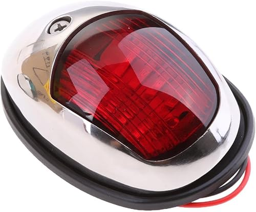 Miniatura 5 de Dovewill Luz de navegación de anclaje de popa LED de montaje lateral de 2 piezas para yate marino NAV que indica fácil de montar