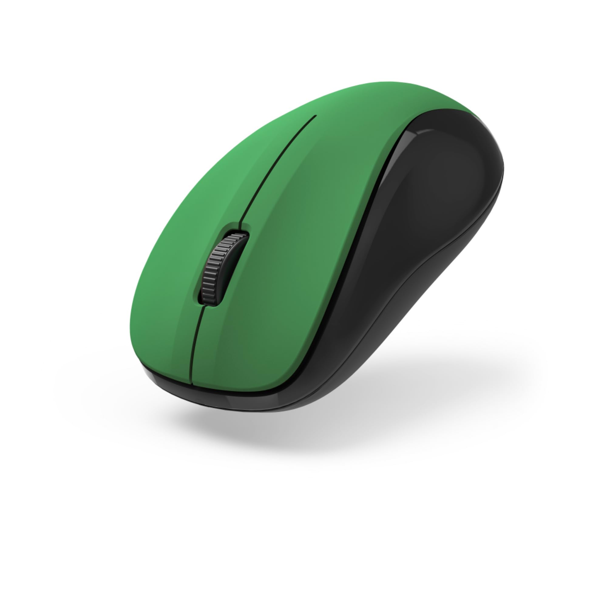 Hama Funkmaus kabellos (3 Tasten, 2,4GHz, 1200dpi, optische Maus kabellos, wireless, Computermaus, für Laptop/PC/Notebook, geräuschlos, Batterie, für Rechtshänder, für Linkshänder, USB-Empfänger) grün