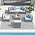 Patiorama 7 Pieces Outdoor Patio Furniture Set, All Weather Grey PE Wicker Rattan Sectional Conversation Set, Porch Garden W/Built-in Glass Table, Seat Clips, Light Grey Cushions