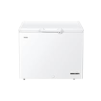 Haier HCE301E Congelatore Orizzontale a Pozzetto, 300 Litri, Temperatura Regolabile, Funzione Fast Freeze, Silenzioso, Libera Installazione, 111x62x84,5cm, Bianco, Classe E