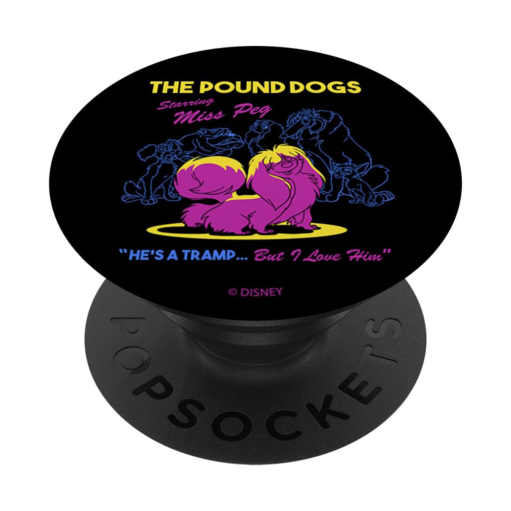 Disney Lady and the Tramp Miss Peg PopSockets Standard PopGrip