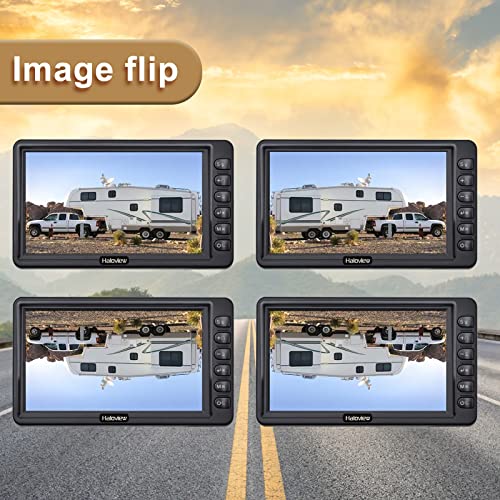 Image of Haloview BThandy7 Wireless Backup Rear View FHD 1080P Hitch Camera and Monitor System for RV /Trailer /Pickup