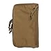 TACTICAL NOTEBOOK COVERS.COM TACSOP Battle Book Cover System for 4x6” Notebooks, with 6 Pleated Pen/Marker Slots, Zippered case (in Coyote Brown)