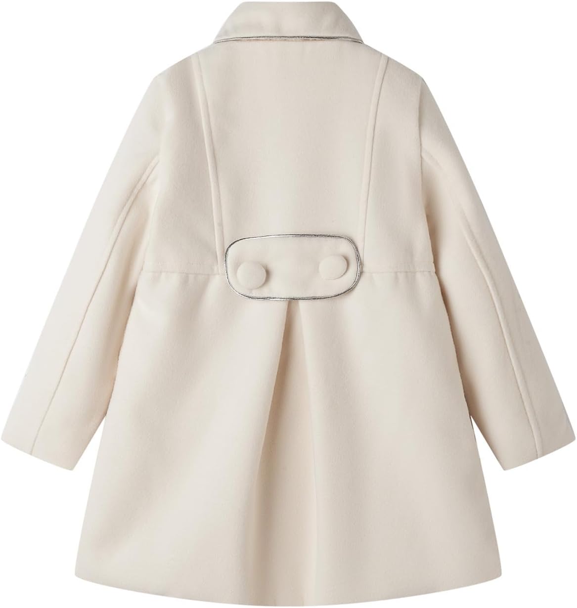 Mud Kingdom Girls Peacoat Dress Coat Faux Wool Lapel Outerwear - Image 5