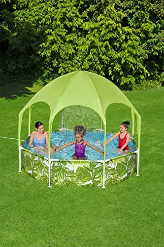 Piscine Splash-in-Shade Play Pool protégeant les enfants du soleil