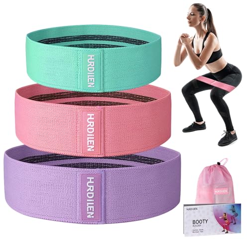 Product Image of the Resistance Bands for Working Out, Exercise Workout Bands for Women & Men, 3 Levels Elastic Stretch Bands for Exercise with Carry Bag for Physical Therapy, Home Fitness, Strength Training, Yoga