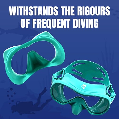 Image of Mako Single-Lens Scuba Diving Mask, Low Volume