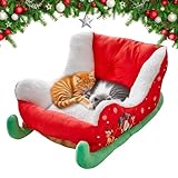 Versatilidad festiva: este gato se integra discretamente con su espacio vital, optimizando sesiones de fotos y regalos de fiestas gracias a su utilidad multifuncional durante la temporada de celebraciones.