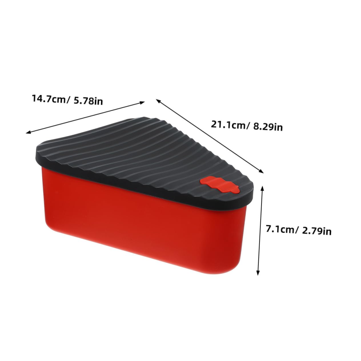 STOBAZA Decorative Box Reusable Silicone Pizza Storage Container for Leftover Organization Lightweight and Portable Design for Pies Pastries Cookies and More