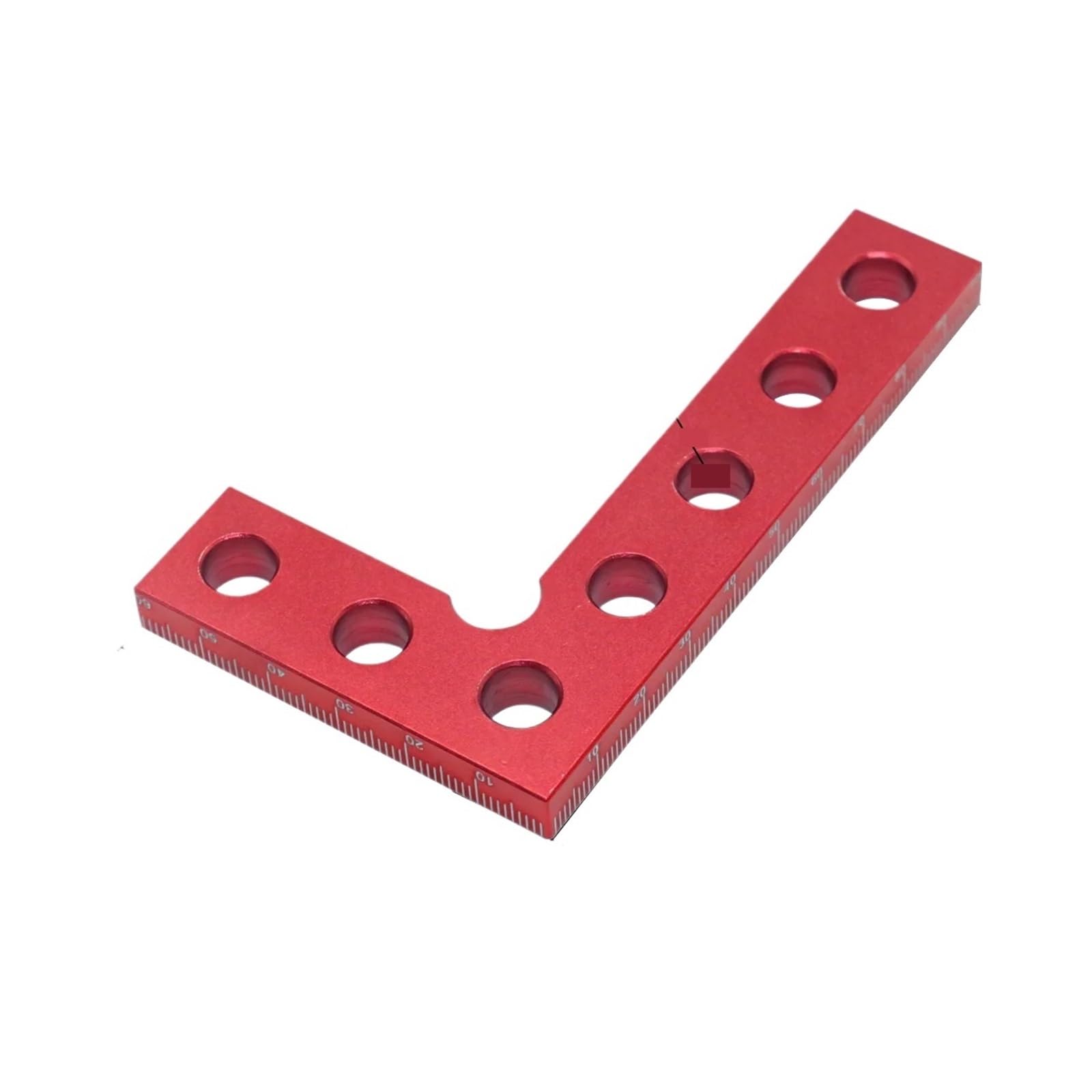 Set Square Righello Quadrato in Lega di Alluminio Calibro di Altezza metrico Squadra a L a 90 Gradi Strumento di misurazione per la Lavorazione del Legno Righello di Linea angolare