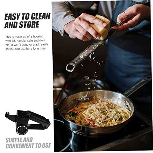 Rallador manual Zerodeko con mango rotatorio negro miniatura 6