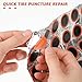 Mozeat Lens 96Pcs Rubber Bike Tire Patches Not Self-Adhesive Rubber Patch Motor Bicycle Bike Tyre Tire Inner Tube Puncture Rubber Patches Repair Kit