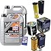 Produktbild QR-PARTS 69402582 Filter Set Inspektionspaket 10 Liter Liqui Moly Motoröl Top Tec 4200 5W-30 SCT Germany Kraftstofffilter Luftfilter Ölfilter