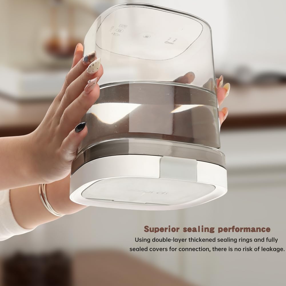 Airtight Coffee Canister 44oz/1300ml, Storage Container with Hanging Scoop