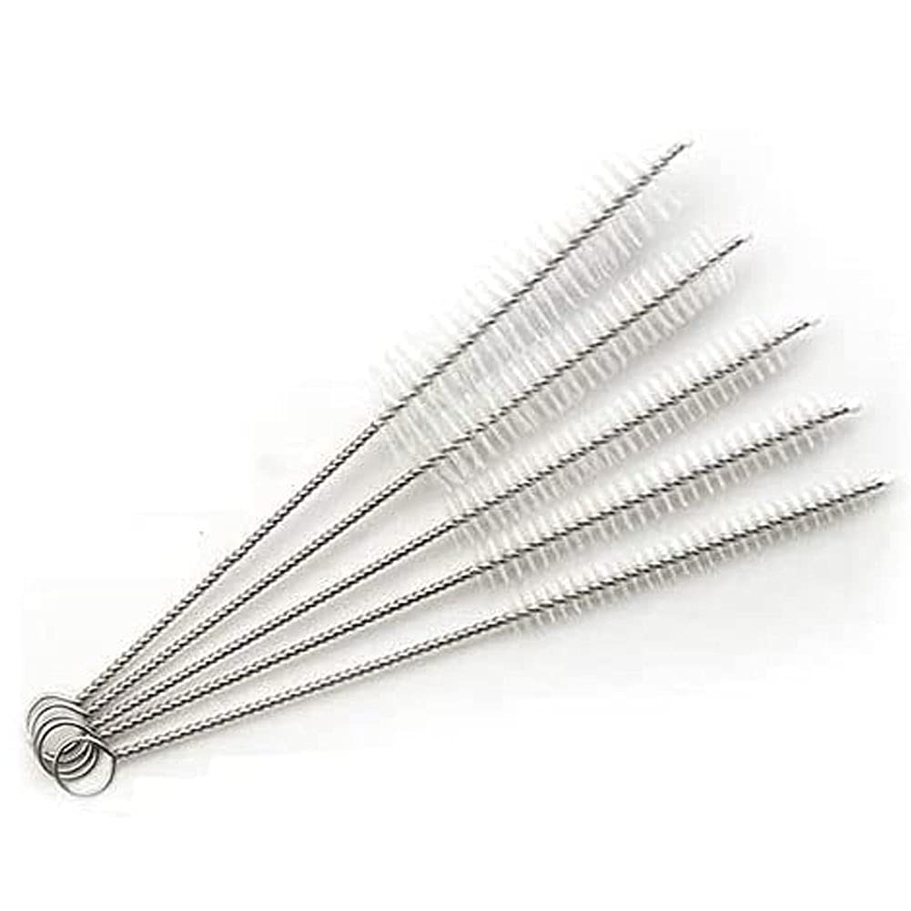 Spazzole Per Pulizia Tubi Tracheostomia - Set 5 Pezzi Da 8mm Con Setole In Nylon E Manico In Acciaio - Foto 12