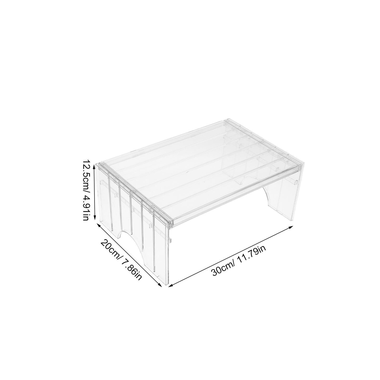 Veemoon Estante Ajustable y Apilable para Frigorífico Divisor de Almacenamiento Flexible y Extensible Organizador Modular para Congelador Despensa y Armario de Cocina Resistente y Moderno