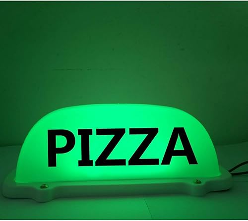 Miniatura 7 de 1 unids 5V USB blanco LED luz superior techo pizza sigl luz y con 9.8 ft de línea de cargador y base imán pizza publicidad domo luz