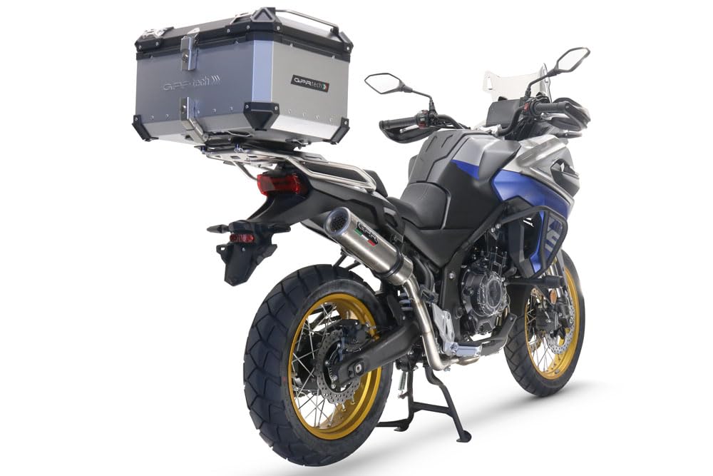 Escape GPR compatible con Voge Valico 525 Dsx 2023-2024, M3 Inox, escape homologado, silenciador con db asesino extraíble y conexión específica