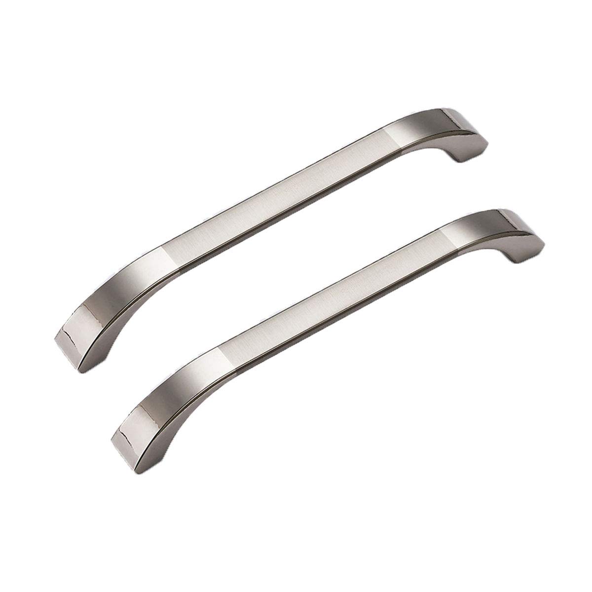 XYXZYX Cabinet Knobs，2 Pcs Zinc Alloy Door Handles Furniture Drawer Knob Pull Home Kitchen Cabinet Cupboard Knob Wardrobe Pull(Style D,Hole Distance 128mm)