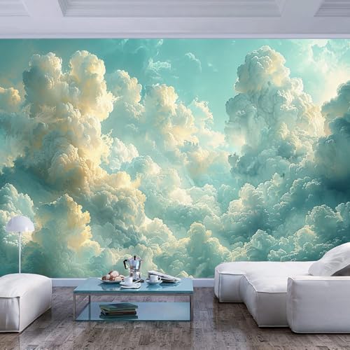 Art Murals fototapete schlafzimmer Abstrakte bunte Wolken Fresko Tv Tapeten Wohnzimmer Wandtapete Poster Bilder