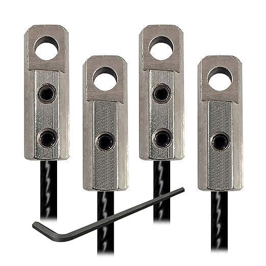 Gym Machine Wire Connector Lock Set with Safety Screw & L Key (Standard, 2)-image-38