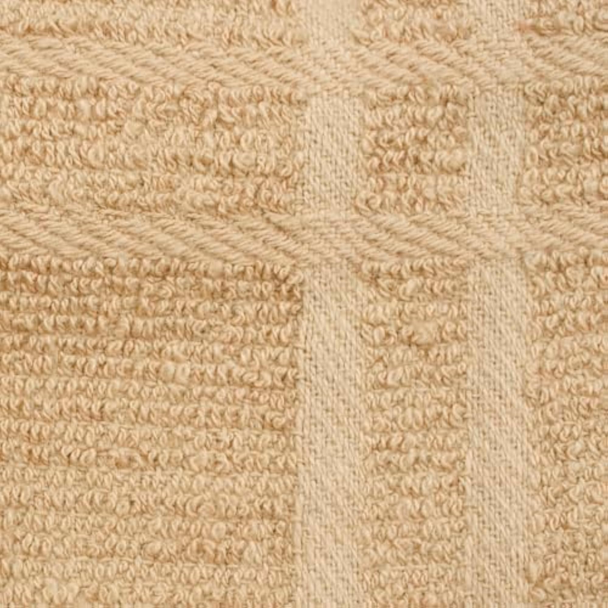 Checked & Solid Hanging Tie Towels, 100% Cotton, 2 Pack
