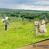 VierPfoten Schleppleine für Hunde, 5m, 10m, 15m, 20m, Robuste Hundeleine, Trainingsleine, Griffpolster, Aufbewahrungsbeutel, stabilem D-Karabiner (10m)