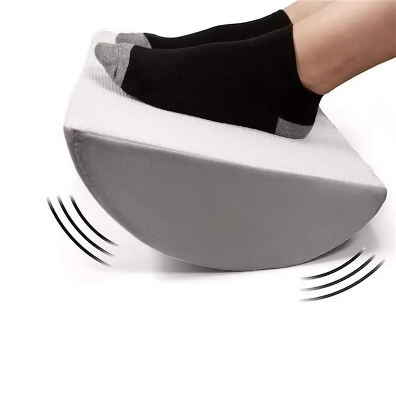 Podnóżek biurowy, Ergonomiczny podnóżek pod biurkiem z pianki Memory - wielokolorowy(Gray)