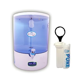 AQUAULTRA Dolphin UX2111 RO + Alkaline Water Purifier with Mineral Booster Intelligent Disinfection UV LED in Tank Filter For Home Office