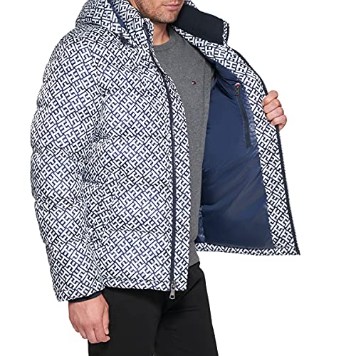 Image of Tommy Hilfiger Men's Down Alternative Hooded Puffer Jacket (Standard and Big & Tall)