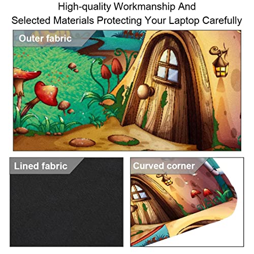 Funda protectora de portátil contra roces y golpes bosque hongo 3