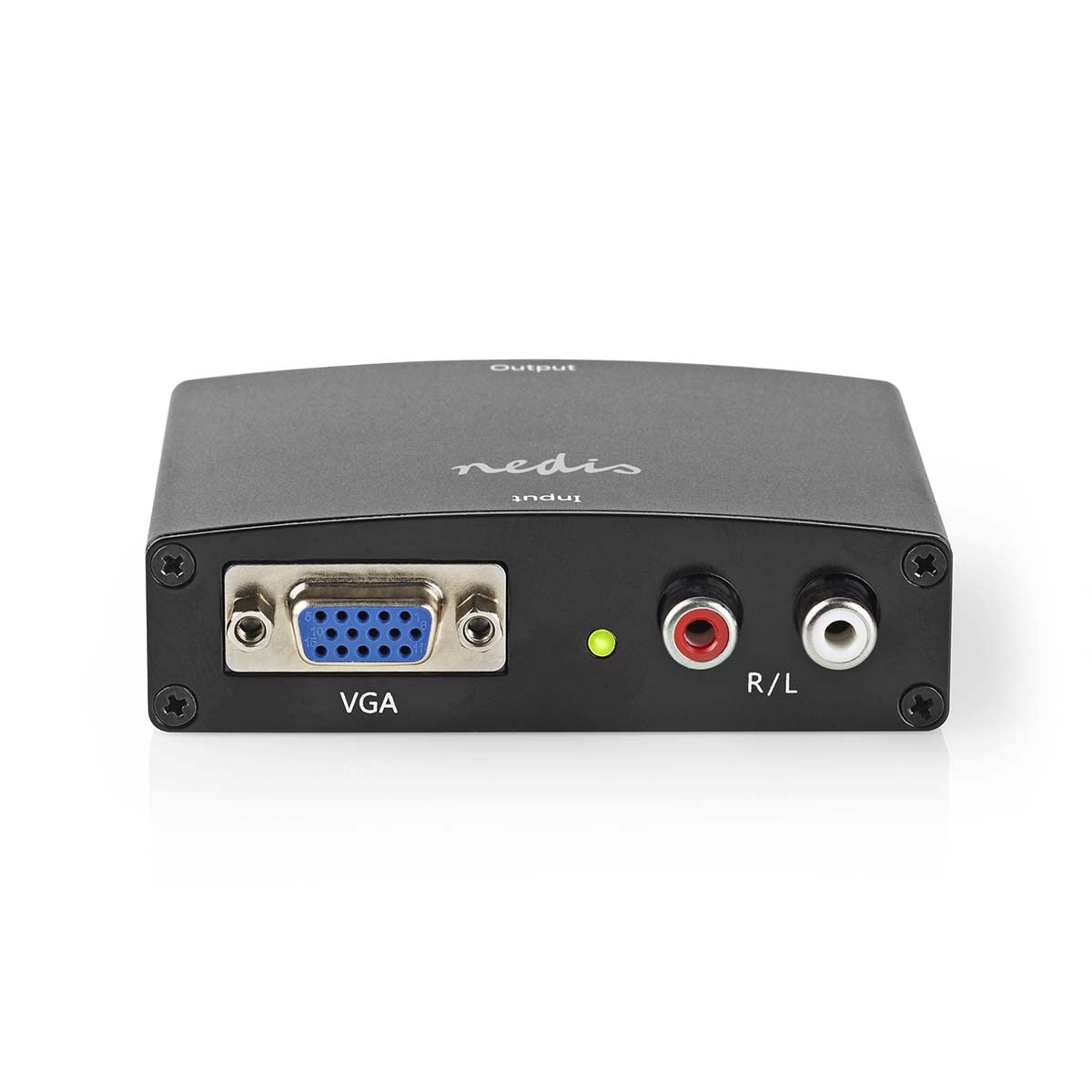 Convertisseur HDMI T - VGA Female / 2X RCA Femelle - Sortie HDMIT - 1 Voie - 1080p - 1,65 Gbps - Aluminium - Anthracite