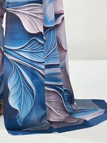 Image of Satrani Women's Satin Digital Printed Saree with Unstitched Blouse Piece