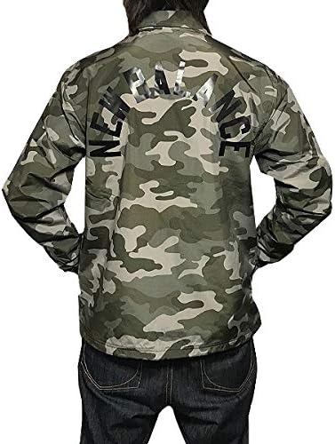 Amazon ニューバランス メンズ コーチ ジャケット クラシックコーチジャケット カモフラ柄 迷彩 カモ Classic Coaches Jacket M Camogreen 並行輸入品 コート ジャケット 通販