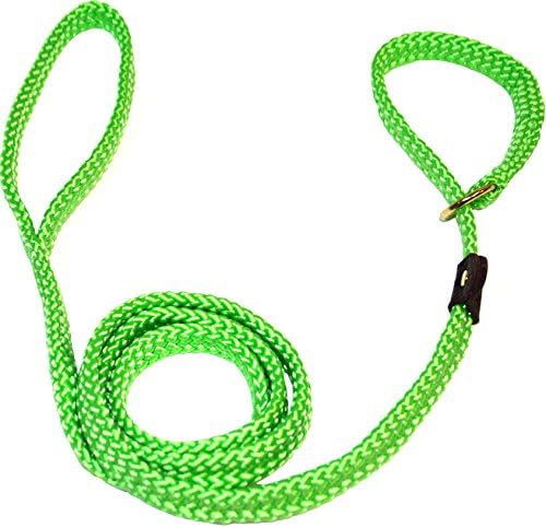 Lone Wolf Slip Lead 5/8 x 6' Lime Green