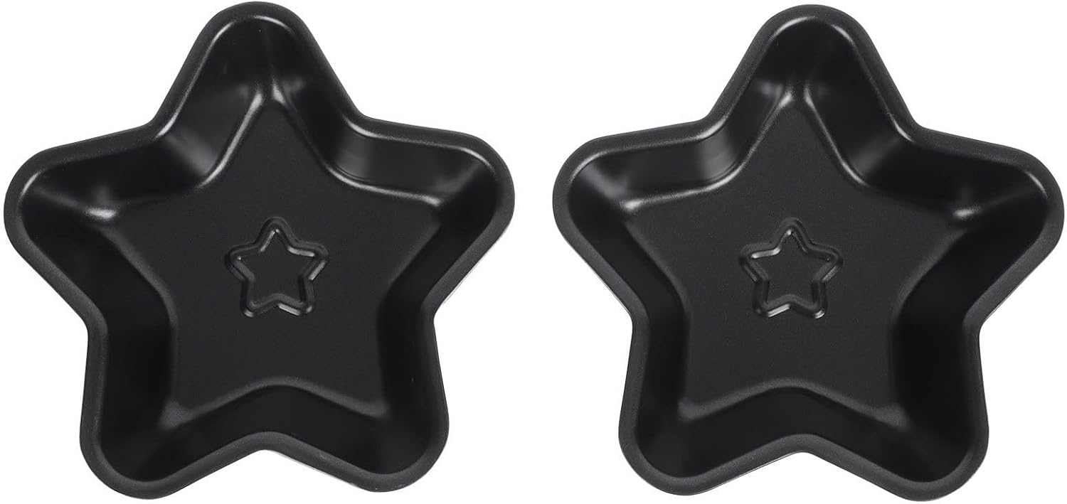 VICASKY Cake Baking Mold Carbon Steel Non Stick for Dessert 2pcs DIY Party
