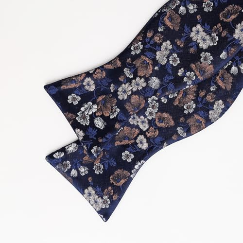 Image of Alizeal Mens 2pcs Floral Bow Tie Set