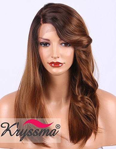K'ryssma New Arrival Ombre Brown Lace Front Wig