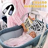 Pinenuts High Contrast Baby Book, Black and White Baby Book with 3D Animal Tails Crinkle Sensory Touch and Feel Book Soft Baby Books Baby Books Toys Baby Sensory Toys 0-3 Years - Image 3