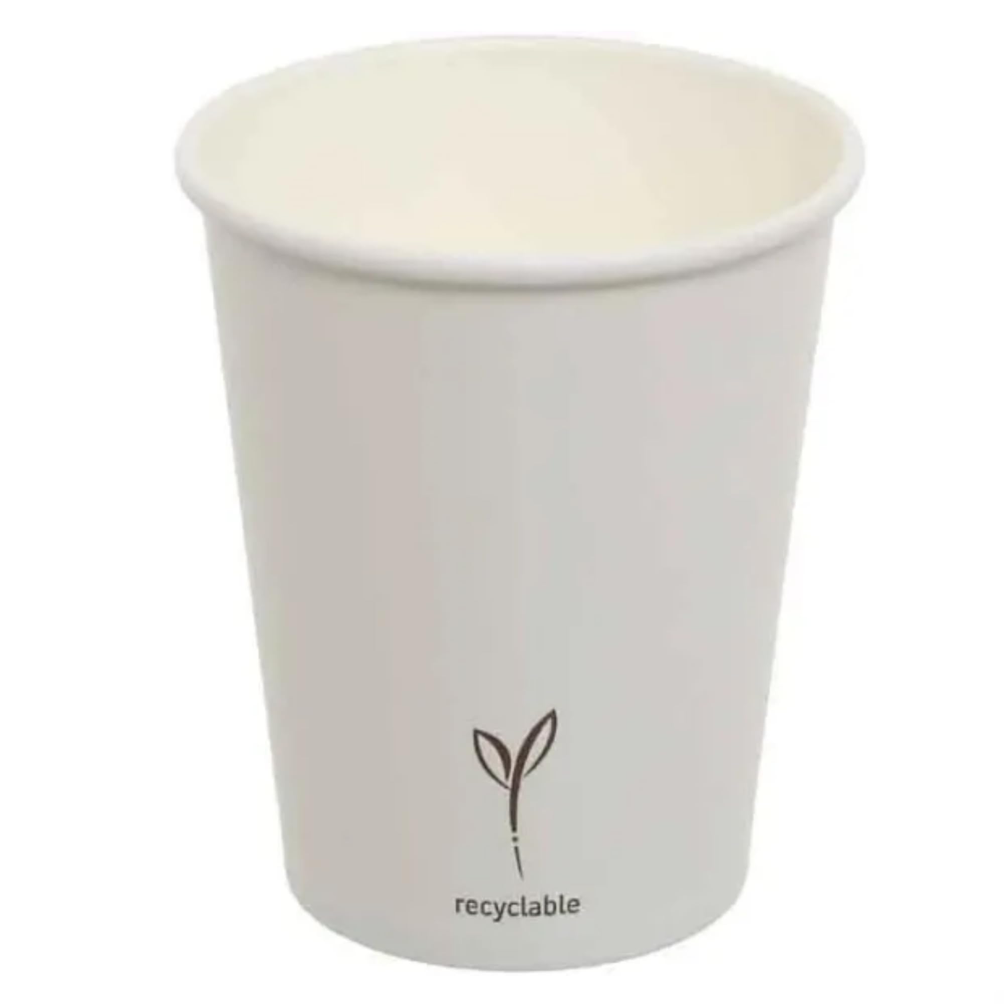Generico Vasos de 225 ml con muesca de 200 ml de papel envueltos sellados individualmente reciclable 5,5 gr cortesía habitación hotel b&b spa sauna (100)