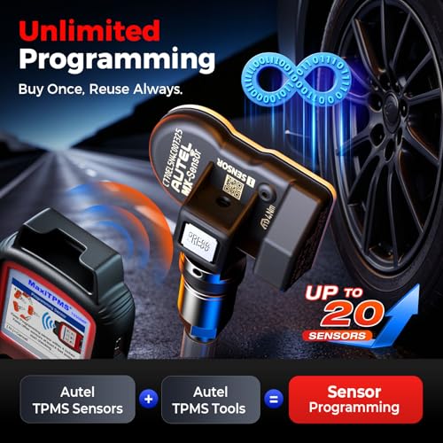 Image of Autel TPMS Sensors, MX-Sensor 315+433MHz, Universal Tire Pressure Sensor