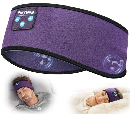 Image of Perytong Sleep Headphones Bluetooth Headband Earphones, Wireless Sleeping Headphones Headband for Sleeping, Sports, Gifts, Workout, Jogging, Yoga, Insomnia, Air Travel, Meditation
