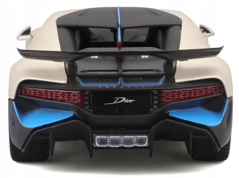 Image of VARIYA ENTERPRISE Exclusive Alloy Metal Pull Back Die-Cast Car Diecast Metal Pullback Toy Car with Openable 6 Doors,Light Music Boys Gifts Toys (1:24 Bugatti Divo-Multicolor)