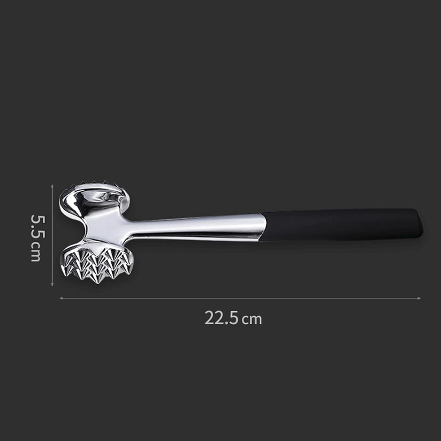 Food Hammer Stainless Steel Meat Tenderizers Steak Tender Double Sides Needle Meat Hammer Portable Beef Mace Beat Hammers