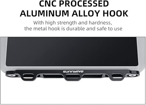 Miniatura 3 de Xmipbs Correa ajustable para accesorios de controlador DJI RC, correa de hombro de cuero PU con hebilla de aleación de aluminio CNC para DJI Mavic