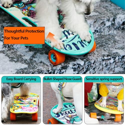SASNMEO Pet Training Skateboard