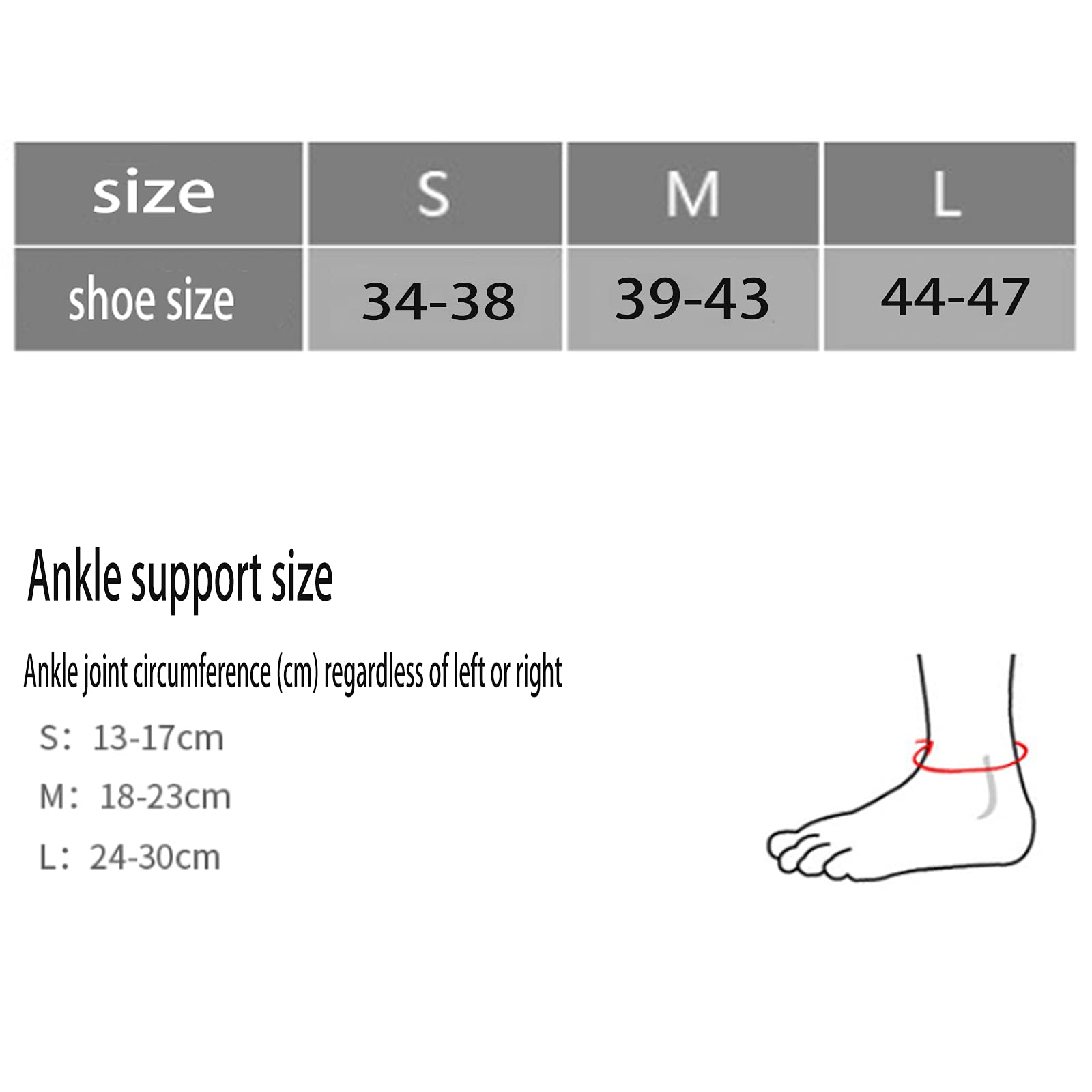 Ortesis para fracturas, Bota para Caminar, Soporte de Tobillo, Antideslizante, con articulación de Tobillo, férula Fija, Fascitis Plantar, Tobilleras para aliviar el Dolor por presión, L
