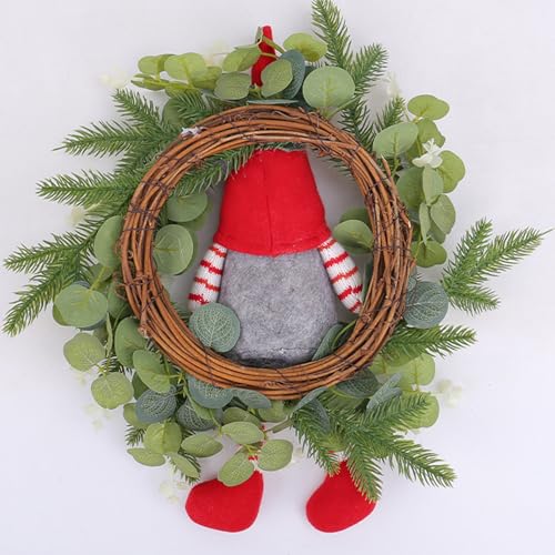 Couronne gnome de porte d'entrée style ferme pour embellir votre maison - 6